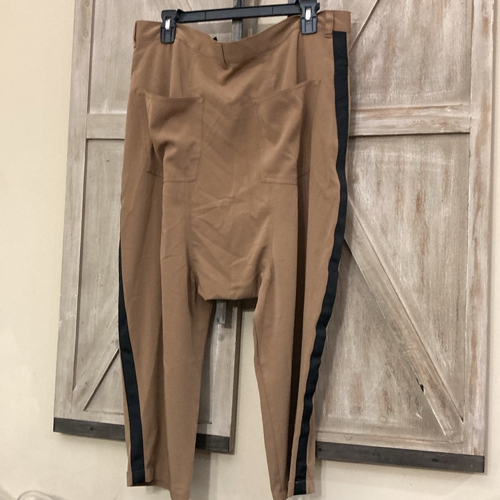 GABRIELLE UNION NEW YORK & COMPANY WOMEN PANTS
SIZE L
Beige with Black Striped - Picture 6 of 14